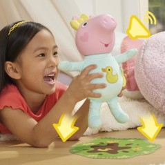 Peppa Pig Gros câlins Evie, poupée interactive avec accessoires, des