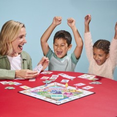 Monopoly Junior 2 en 1 carré (édition 2026), Jeu de Plateau, Plateau