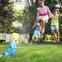 Nerf SOA Hop & Chomp, Jets d'eau, mâchoire articulée, se raccorde au Tuyau d'arrosage, Nerf Super Soaker, des 3 ans