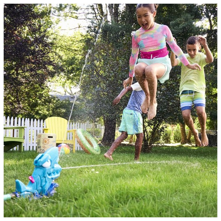 Nerf SOA Hop & Chomp, Jets d'eau, mâchoire articulée, se raccorde au Tuyau d'arrosage, Nerf Super Soaker, des 3 ans Nerf SOA Hop & Chomp, Jets d'eau, mâchoire articulée, se raccorde au Tuyau d'arrosage, Nerf Super Soaker, des 3 ans