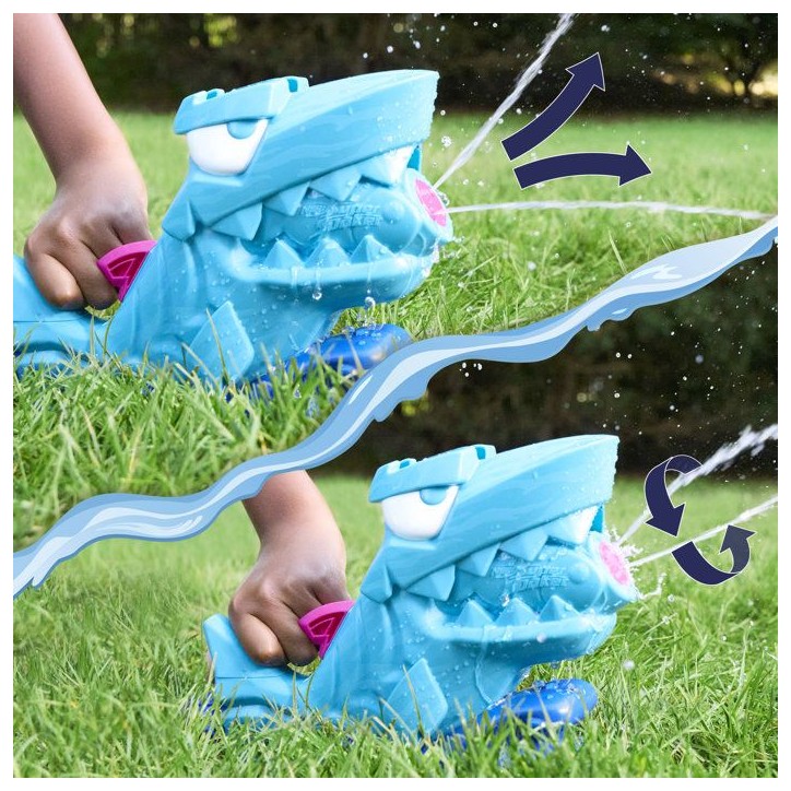 Nerf SOA Hop & Chomp, Jets d'eau, mâchoire articulée, se raccorde au Tuyau d'arrosage, Nerf Super Soaker, des 3 ans Nerf SOA Hop & Chomp, Jets d'eau, mâchoire articulée, se raccorde au Tuyau d'arrosage, Nerf Super Soaker, des 3 ans