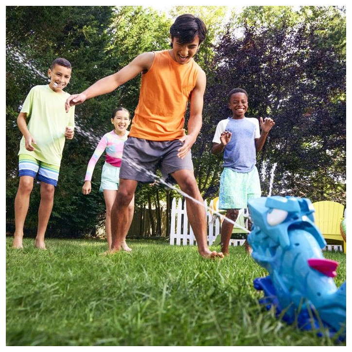 Nerf SOA Hop & Chomp, Jets d'eau, mâchoire articulée, se raccorde au Tuyau d'arrosage, Nerf Super Soaker, des 3 ans Nerf SOA Hop & Chomp, Jets d'eau, mâchoire articulée, se raccorde au Tuyau d'arrosage, Nerf Super Soaker, des 3 ans