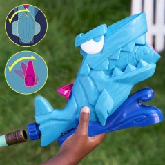 Nerf SOA Hop & Chomp, Jets d'eau, mâchoire articulée, se raccorde au