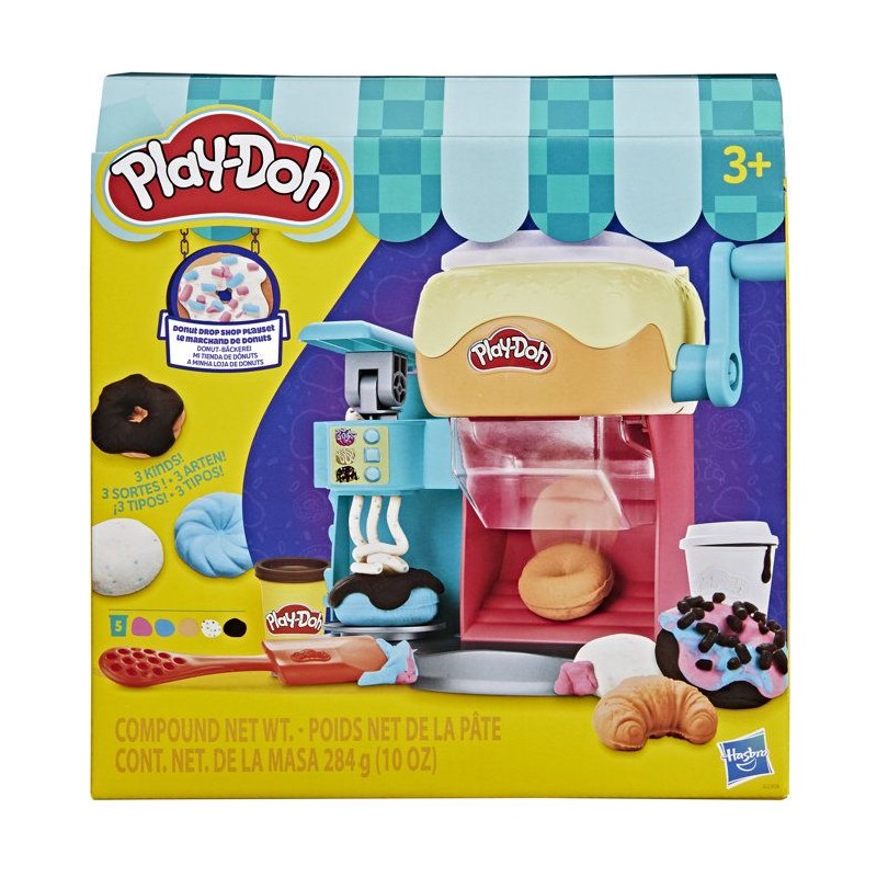 Play-Doh Donut Drop Shop, coffret de pâte a modeler, jouet de nourrit