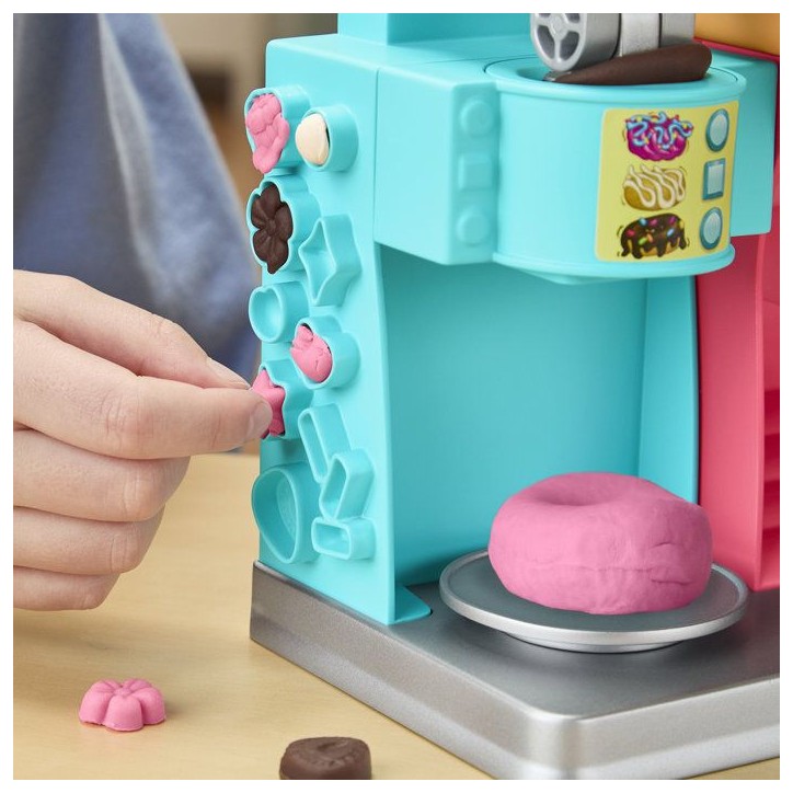 Play-Doh Donut Drop Shop, coffret de pâte a modeler, jouet de nourriture factice, loisirs créatifs pour enfants, des 3 ans Play-Doh Donut Drop Shop, coffret de pâte a modeler, jouet de nourriture factice, loisirs créatifs pour enfants, des 3 ans