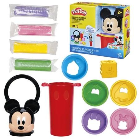 Play-Doh Disney Junior Empil' Formes, Coffret de pâte a modeler Micke