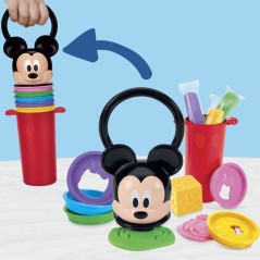 Play-Doh Disney Junior Empil' Formes, Coffret de pâte a modeler Micke