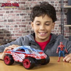 Figurine Spiderman de 11,5 cm et véhicule Buggy, Jouets de Super-hér