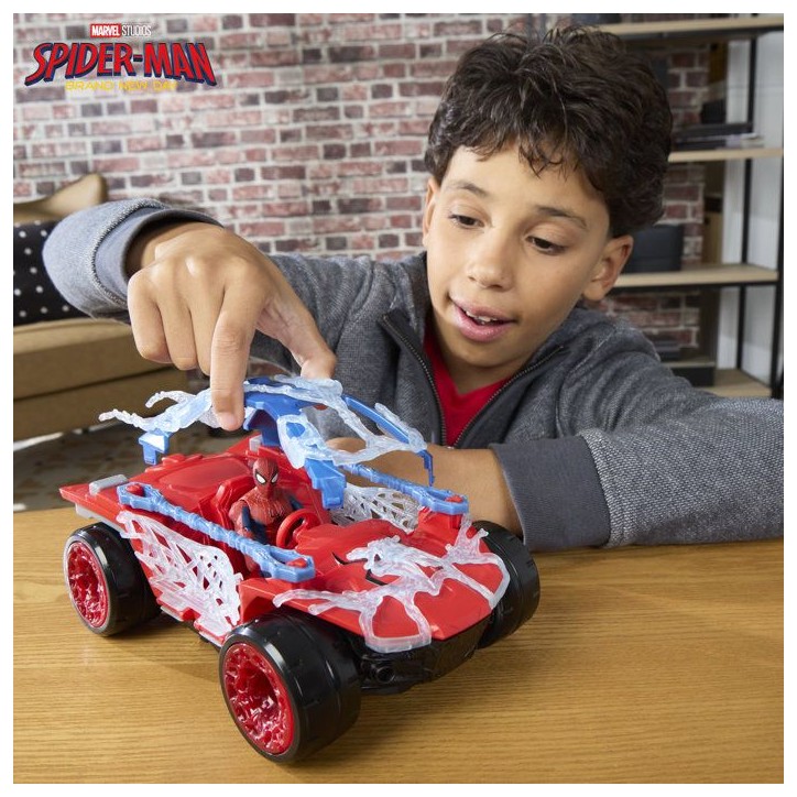 Figurine Spiderman de 11,5 cm et véhicule Buggy, Jouets de Super-héros, Marvel Studios Spider-Man Day ActionVerse, des 4 ans Figurine Spiderman de 11,5 cm et véhicule Buggy, Jouets de Super-héros, Marvel Studios Spider-Man Day ActionVerse, des 4 ans