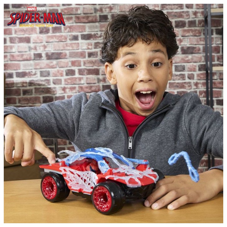 Figurine Spiderman de 11,5 cm et véhicule Buggy, Jouets de Super-héros, Marvel Studios Spider-Man Day ActionVerse, des 4 ans Figurine Spiderman de 11,5 cm et véhicule Buggy, Jouets de Super-héros, Marvel Studios Spider-Man Day ActionVerse, des 4 ans