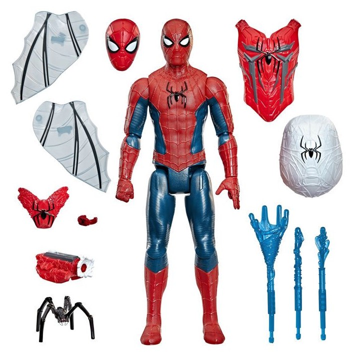Figurine SpiderMan 29 cm Titan Series Ultime arsenal d'araignée, super-héros, Marvel Spider-Man: Brand New Day, des 4 ans Figurine SpiderMan 29 cm Titan Series Ultime arsenal d'araignée, super-héros, Marvel Spider-Man: Brand New Day, des 4 ans