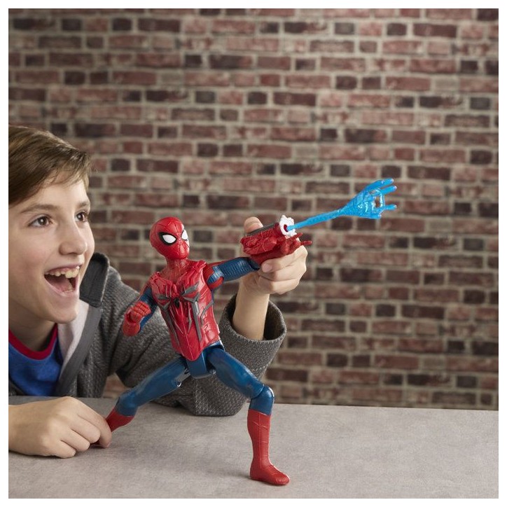 Figurine SpiderMan 29 cm Titan Series Ultime arsenal d'araignée, super-héros, Marvel Spider-Man: Brand New Day, des 4 ans Figurine SpiderMan 29 cm Titan Series Ultime arsenal d'araignée, super-héros, Marvel Spider-Man: Brand New Day, des 4 ans