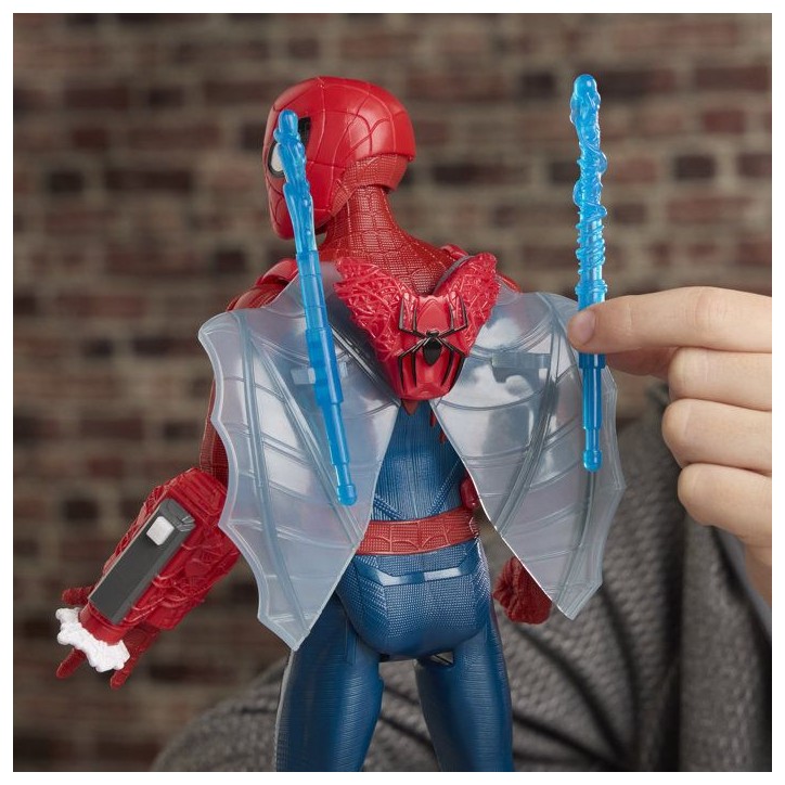 Figurine SpiderMan 29 cm Titan Series Ultime arsenal d'araignée, super-héros, Marvel Spider-Man: Brand New Day, des 4 ans Figurine SpiderMan 29 cm Titan Series Ultime arsenal d'araignée, super-héros, Marvel Spider-Man: Brand New Day, des 4 ans