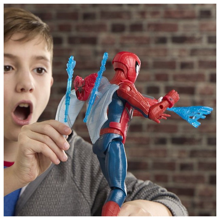 Figurine SpiderMan 29 cm Titan Series Ultime arsenal d'araignée, super-héros, Marvel Spider-Man: Brand New Day, des 4 ans Figurine SpiderMan 29 cm Titan Series Ultime arsenal d'araignée, super-héros, Marvel Spider-Man: Brand New Day, des 4 ans