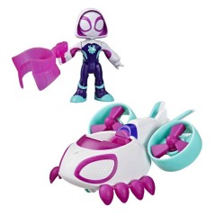 Véhicule Hélico de Ghost-Spider avec figurine de 7,5 cm et accessoi
