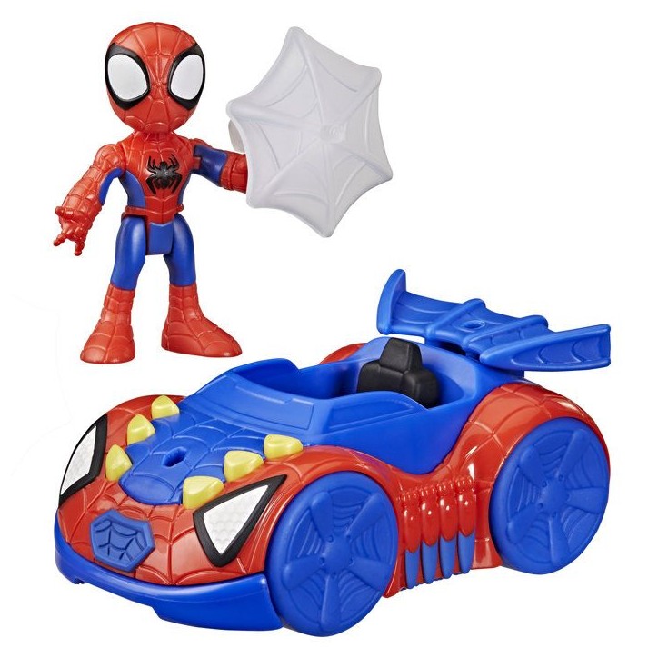 Véhicule Arachno-Bolide de Spidey avec Figurine de 7,5 cm et Accessoire, Jouets pour Enfants, des 3 Ans, Spidey et Ses Amis Ext Véhicule Arachno-Bolide de Spidey avec Figurine de 7,5 cm et Accessoire, Jouets pour Enfants, des 3 Ans, Spidey et Ses Amis Ext