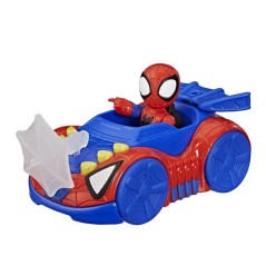 Véhicule Arachno-Bolide de Spidey avec Figurine de 7,5 cm et Accessoire, Jouets pour Enfants, des 3 Ans, Spidey et Ses Amis Ext