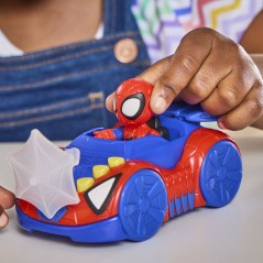 Véhicule Arachno-Bolide de Spidey avec Figurine de 7,5 cm et Accessoi