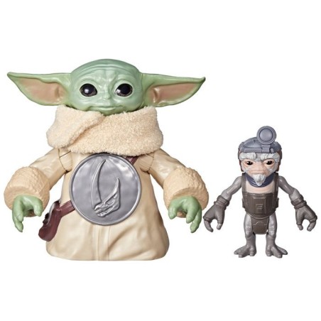 Câlins Grogu, figurine électronique de 16,5 cm et Anzellan, jouets