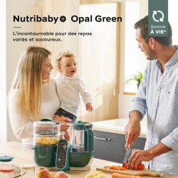 Babymoov Robot Cuiseur Bébé Nutribaby(+) - 6 en 1 - Cuiseur-vapeur/M