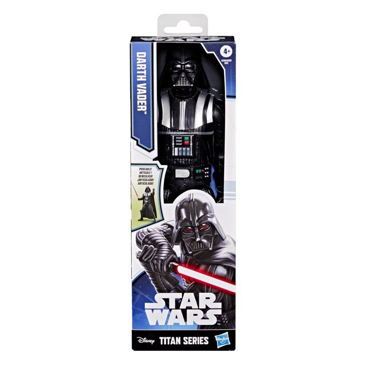 Figurine Dark Vador 30 cm, Titan Series, jouets de super-héros pour enfants, Star Wars, des 4 ans Figurine Dark Vador 30 cm, Titan Series, jouets de super-héros pour enfants, Star Wars, des 4 ans