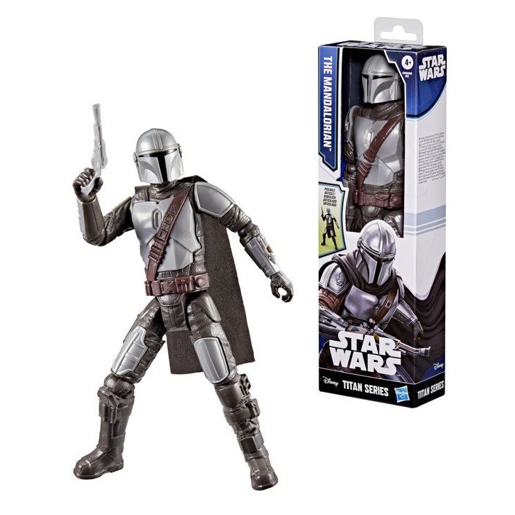 Figurine Le Mandalorien 30 cm, Titan Series, jouets de super-héros pour enfants, Star Wars, des 4 ans Figurine Le Mandalorien 30 cm, Titan Series, jouets de super-héros pour enfants, Star Wars, des 4 ans