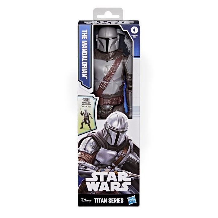 Figurine Le Mandalorien 30 cm, Titan Series, jouets de super-héros pour enfants, Star Wars, des 4 ans Figurine Le Mandalorien 30 cm, Titan Series, jouets de super-héros pour enfants, Star Wars, des 4 ans