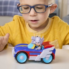 Figurine Thor de 7,5 cm et véhicule Foudremobile, Jouets de Super-hé