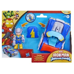 Figurine Thor de 7,5 cm et véhicule Foudremobile, Jouets de Super-hé