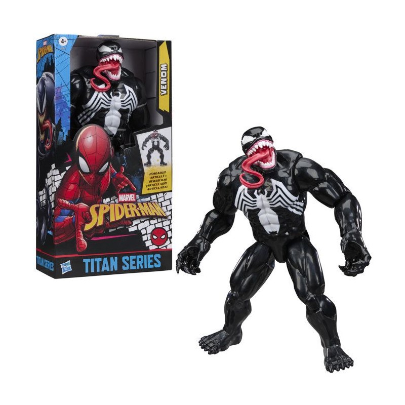 Figurine Venom 30 cm Deluxe, Titan Series, jouets de super-héros pou