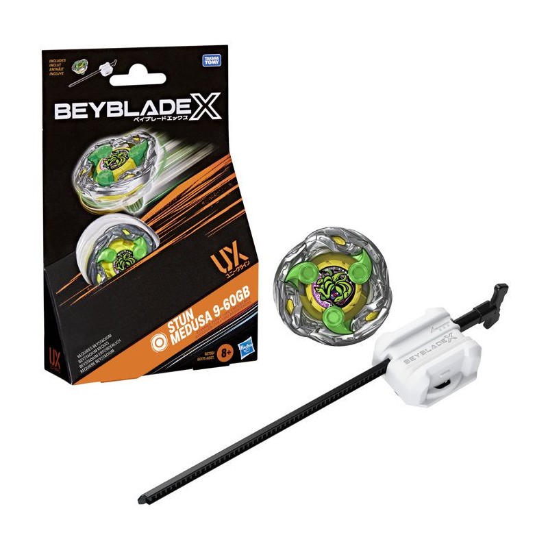 Beyblade X Starter Pack Stun Medusa 9-60GB UX, toupie Takara Tomy de t