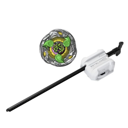 Beyblade X Starter Pack Stun Medusa 9-60GB UX, toupie Takara Tomy de type endurance avec lanceur, toupies de compétition, des 8