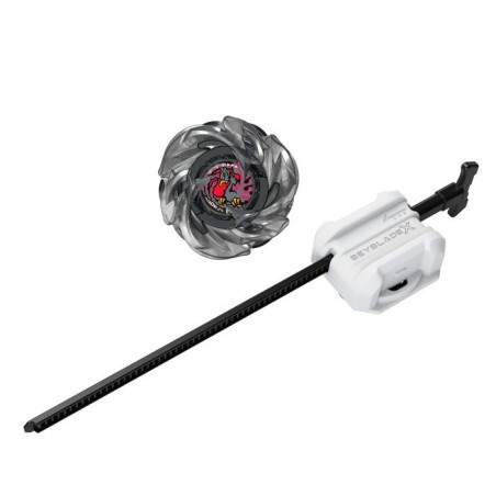 Beyblade X Starter Pack Rudder Phoenix 4-70LF UX, toupie Takara Tomy de type attaque avec lanceur, toupies de compétition, des