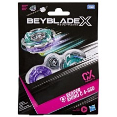 Beyblade X Starter Pack Reaper Rhino C 4-55D CX, toupie Takara Tomy de