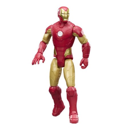 Figurine Iron Man 30 cm, Titan Series, 11 points d'articulation, jouets de super-héros pour enfants, Marvel Avengers, des 4 an