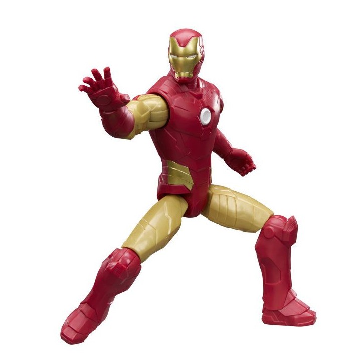 Figurine Iron Man 30 cm, Titan Series, 11 points d'articulation, jouets de super-héros pour enfants, Marvel Avengers, des 4 an Figurine Iron Man 30 cm, Titan Series, 11 points d'articulation, jouets de super-héros pour enfants, Marvel Avengers, des 4 an