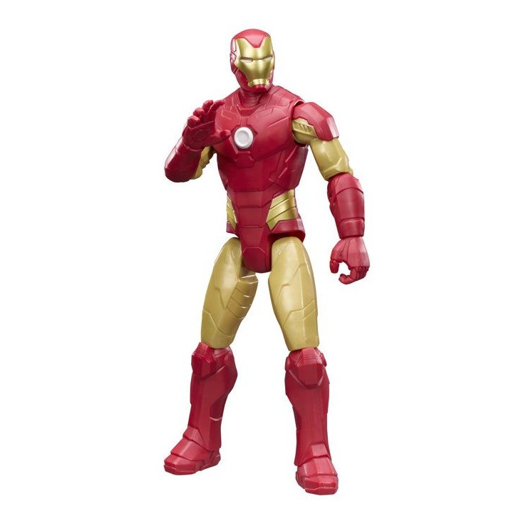 Figurine Iron Man 30 cm, Titan Series, 11 points d'articulation, jouets de super-héros pour enfants, Marvel Avengers, des 4 an Figurine Iron Man 30 cm, Titan Series, 11 points d'articulation, jouets de super-héros pour enfants, Marvel Avengers, des 4 an