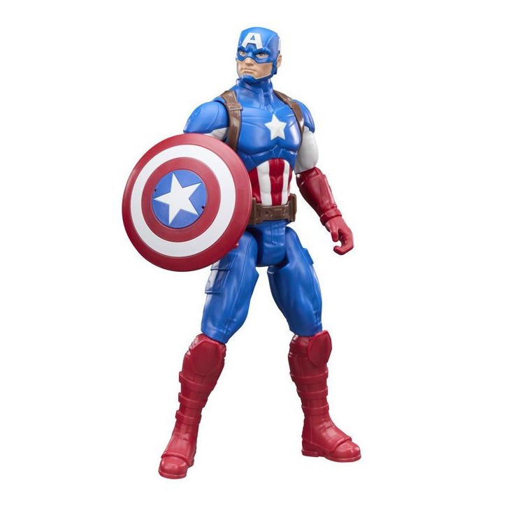 Figurine Captain America 30 cm, Titan Series, 11 points d'articulation, jouets de super-héros pour enfants, Marvel, des 4 ans Figurine Captain America 30 cm, Titan Series, 11 points d'articulation, jouets de super-héros pour enfants, Marvel, des 4 ans