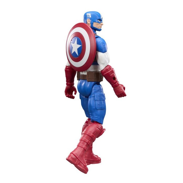 Figurine Captain America 30 cm, Titan Series, 11 points d'articulation, jouets de super-héros pour enfants, Marvel, des 4 ans Figurine Captain America 30 cm, Titan Series, 11 points d'articulation, jouets de super-héros pour enfants, Marvel, des 4 ans