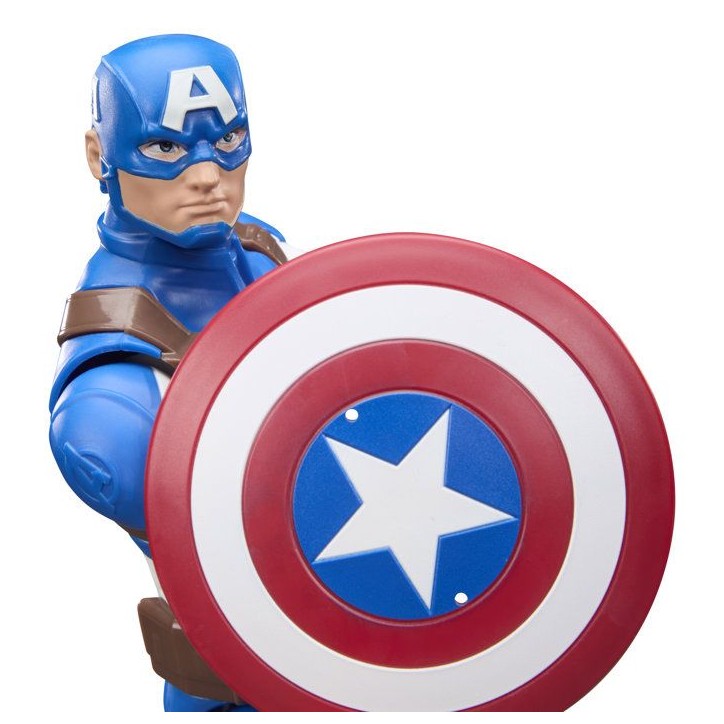 Figurine Captain America 30 cm, Titan Series, 11 points d'articulation, jouets de super-héros pour enfants, Marvel, des 4 ans Figurine Captain America 30 cm, Titan Series, 11 points d'articulation, jouets de super-héros pour enfants, Marvel, des 4 ans