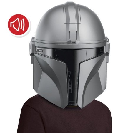 Masque électronique du Mandalorien Star Wars, phrases et effets sonores, déguisement pour enfants, des 5 ans
