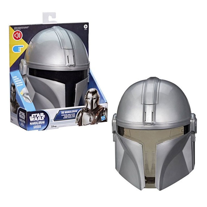 Masque électronique du Mandalorien Star Wars, phrases et effets sonores, déguisement pour enfants, des 5 ans Masque électronique du Mandalorien Star Wars, phrases et effets sonores, déguisement pour enfants, des 5 ans