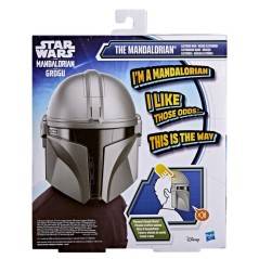 Masque électronique du Mandalorien Star Wars, phrases et effets sonor
