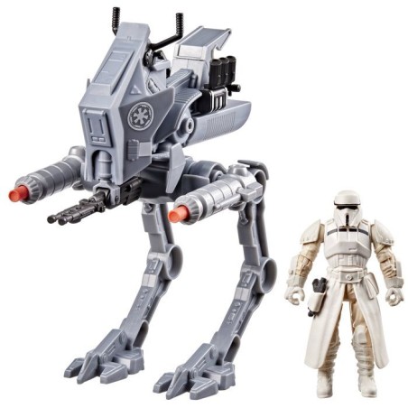 Figurine pilote d'AT-RT Imperial Remnant et AT-RT, Star Wars: The Mand