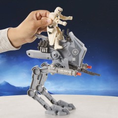 Figurine pilote d'AT-RT Imperial Remnant et AT-RT, Star Wars: The Mand