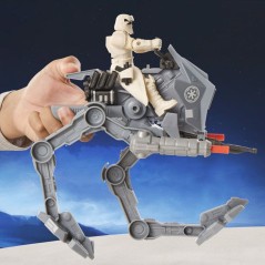 Figurine pilote d'AT-RT Imperial Remnant et AT-RT, Star Wars: The Mand