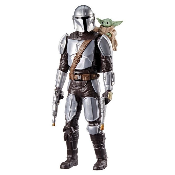 Figurine Mandalorien de 28 cm avec effets sonores, jouets interactifs Star Wars The Mandalorian & Grogu, des 4 ans Figurine Mandalorien de 28 cm avec effets sonores, jouets interactifs Star Wars The Mandalorian & Grogu, des 4 ans