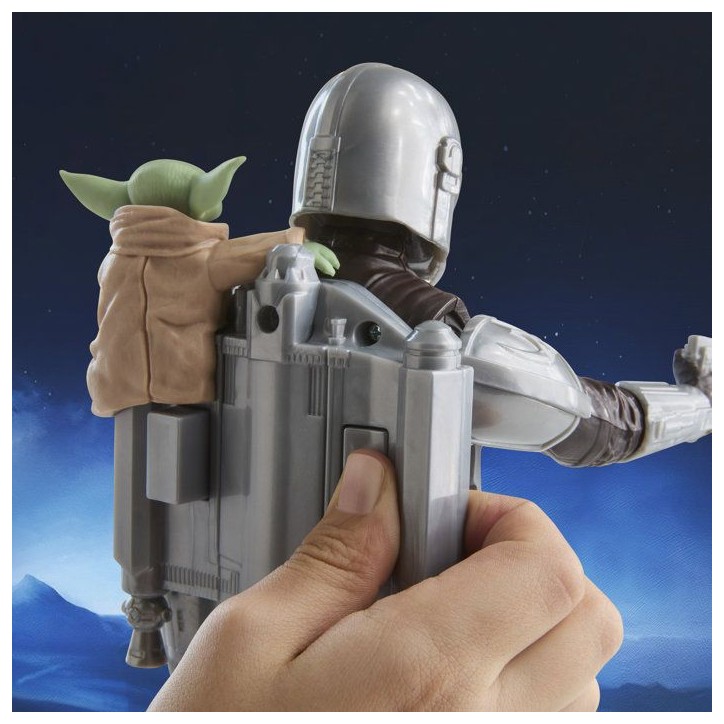 Figurine Mandalorien de 28 cm avec effets sonores, jouets interactifs Star Wars The Mandalorian & Grogu, des 4 ans Figurine Mandalorien de 28 cm avec effets sonores, jouets interactifs Star Wars The Mandalorian & Grogu, des 4 ans
