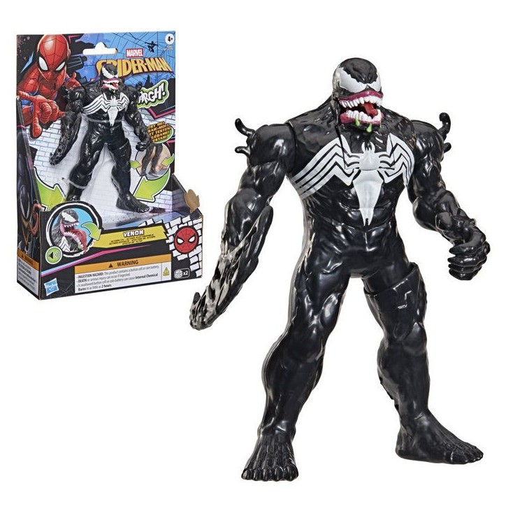 Figurine électronique Venom de 15 cm, avec effets sonores, Jouets de super-héros Spider-Man Venom Action éleectronique, des 4 Figurine électronique Venom de 15 cm, avec effets sonores, Jouets de super-héros Spider-Man Venom Action éleectronique, des 4