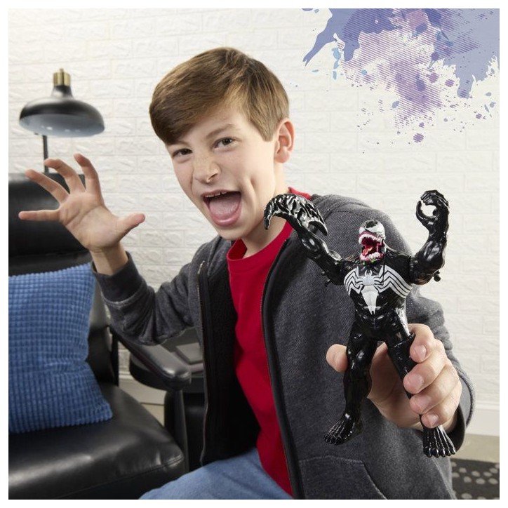 Figurine électronique Venom de 15 cm, avec effets sonores, Jouets de super-héros Spider-Man Venom Action éleectronique, des 4 Figurine électronique Venom de 15 cm, avec effets sonores, Jouets de super-héros Spider-Man Venom Action éleectronique, des 4
